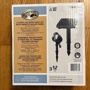 Hampton Bay LED Spotlight Kit with Solar Panel
